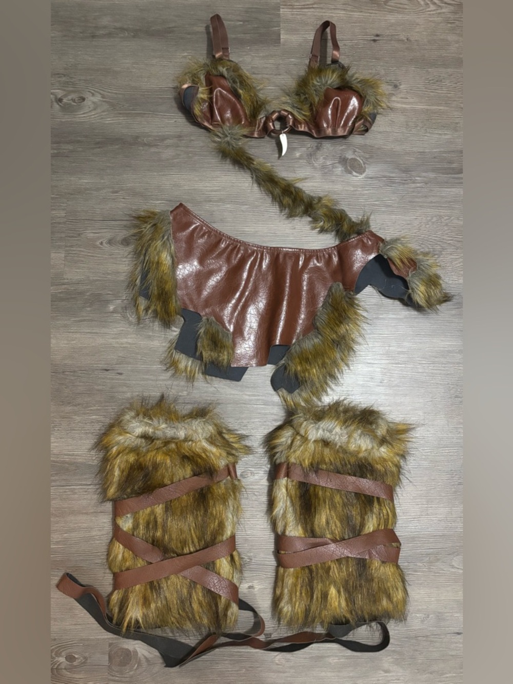 NWOT Dolls Kill / Trickz N’ Treatz Cavewoman B.C. Babe Costume Set